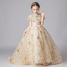 Load image into Gallery viewer, Luxury Girls Princess Dresses 2019 New Girls Pageant Ball Gowns Weddings Birthdays party Dress Modis Kids Clothes Vestidos Y2139