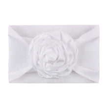 Load image into Gallery viewer, Warmom Baby Girls Big Flower Headband Headwear Newborn Infant Princess Nylon Elastic Turban Hair Accessories Kids Soft Hairband