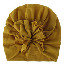 Load image into Gallery viewer, Baby Headband Hat Bowknot Print Cotton Stretchy Turban Headband Infant Head Wrap Beanie Hat Headwear Baby Girl Hair Accessories