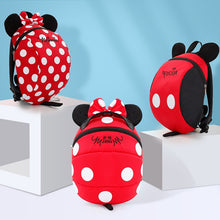 Load image into Gallery viewer, Disney Anti-lost Backpack 3-6 Years Old Kindergarten Children Shoulder Bag Children's School Bag Detachable Traction Rope