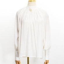 Load image into Gallery viewer, white shirt + skirt Dress send brooch for women sweet DEL LUNA Hotel same IU Lee Ji Eun in autumn woman dresses spring
