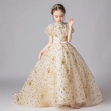 Load image into Gallery viewer, Luxury Girls Princess Dresses 2019 New Girls Pageant Ball Gowns Weddings Birthdays party Dress Modis Kids Clothes Vestidos Y2139
