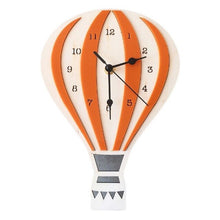 Load image into Gallery viewer, Nordic Style Home Decoration Clock Hot Air Balloon Shape Cartoon Mute Children Room Wall Clocks Decor
