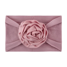 Load image into Gallery viewer, Warmom Baby Girls Big Flower Headband Headwear Newborn Infant Princess Nylon Elastic Turban Hair Accessories Kids Soft Hairband
