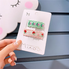 Load image into Gallery viewer, Children's Hair Accessories Girls Favorite Heart Lace Embroidery Flower Baby Hairpin Sweet Princess Girl Hairpin Set
