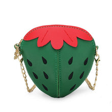 Load image into Gallery viewer, 1Pcs Kids Girl Wallet Lovely Strawberry Pattern Messenger Bags Cute Cartoon Girl Waist Bag Coin Purse PU Leather Bags
