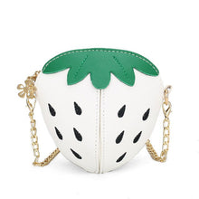 Load image into Gallery viewer, 1Pcs Kids Girl Wallet Lovely Strawberry Pattern Messenger Bags Cute Cartoon Girl Waist Bag Coin Purse PU Leather Bags
